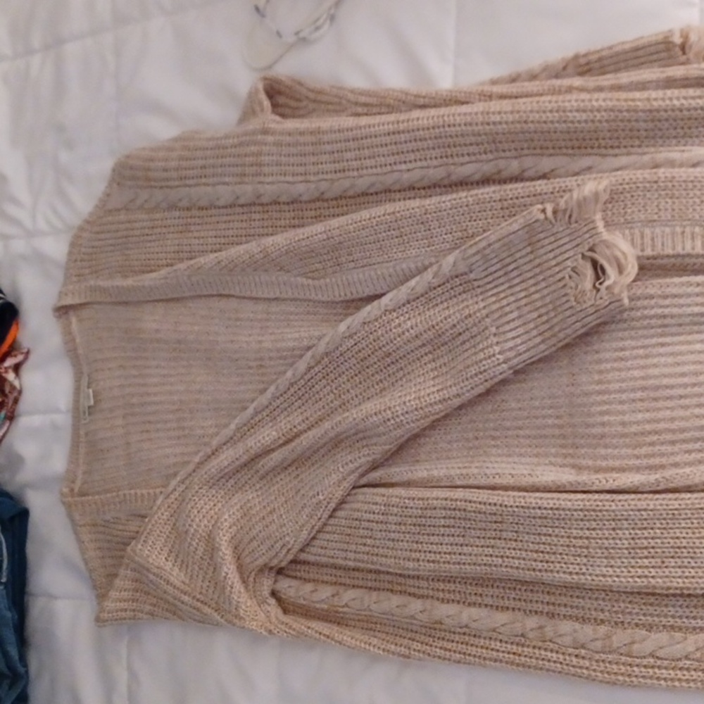 Tan Cato cardigan